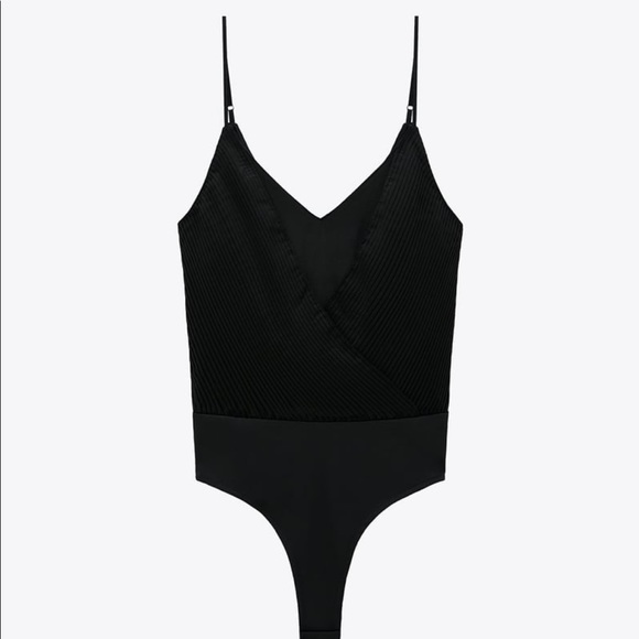 Zara Pleated Bodysuit - Picture 4 of 6